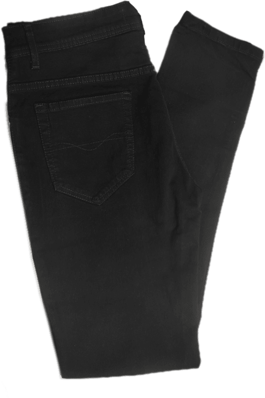 Black Plain Jeans