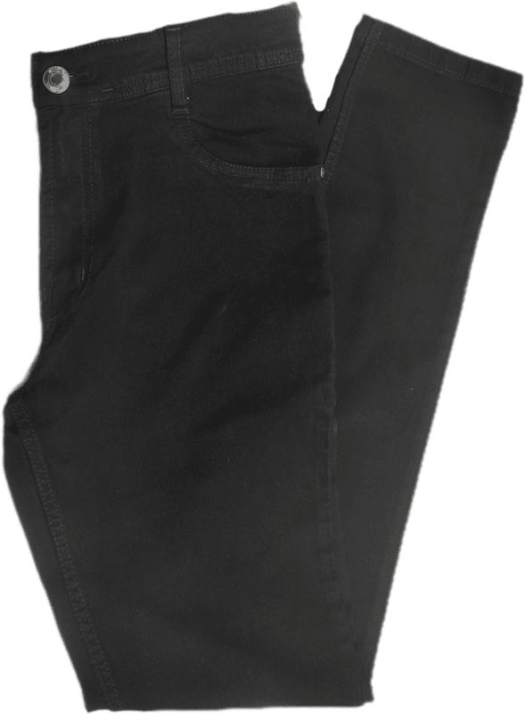 Black Plain Jeans