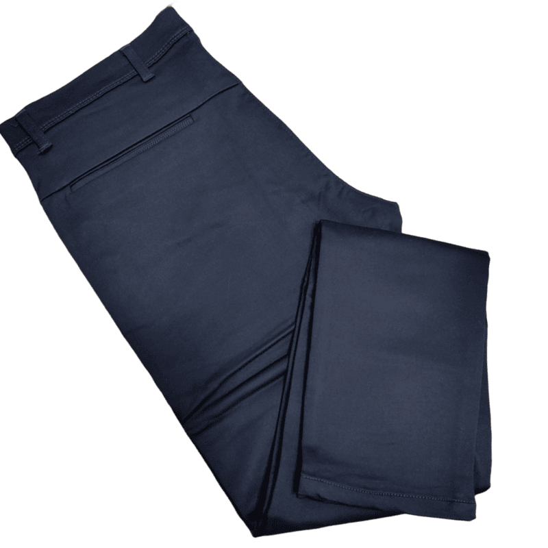 Blue Plain Pant