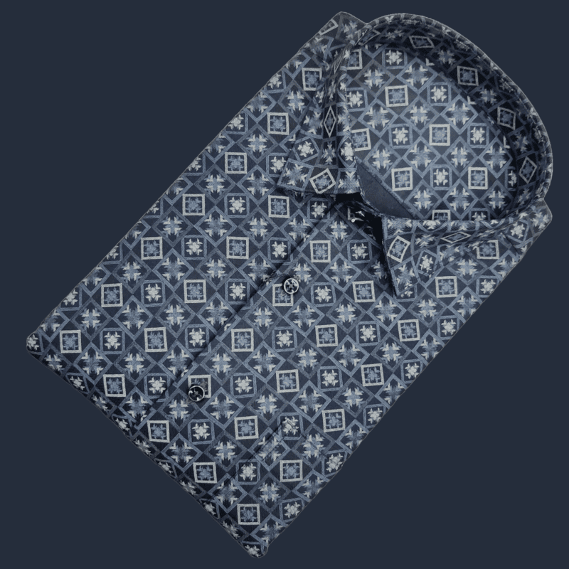 BLACK PRINTED SHIRT