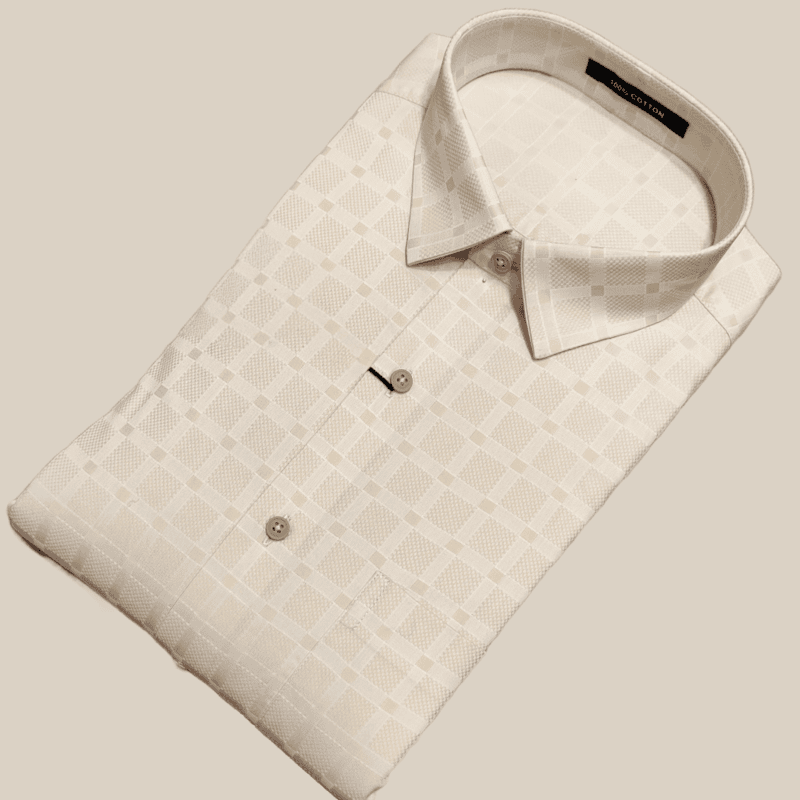 Cream Printed Shirt