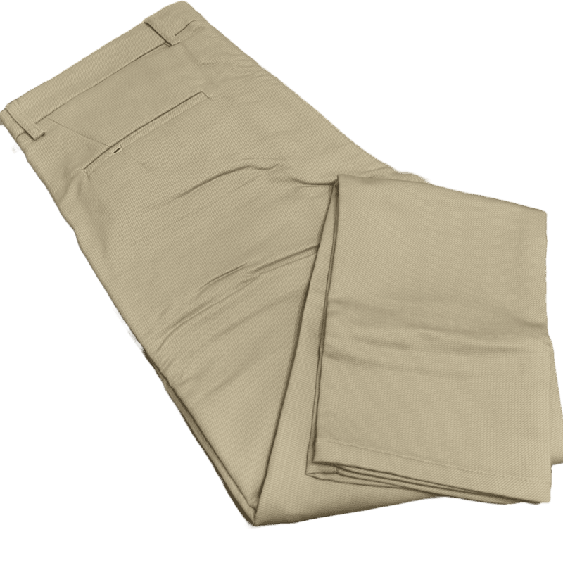 Cream Self Design Pant