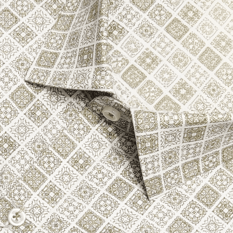 CREAM PRINTED SHIRT