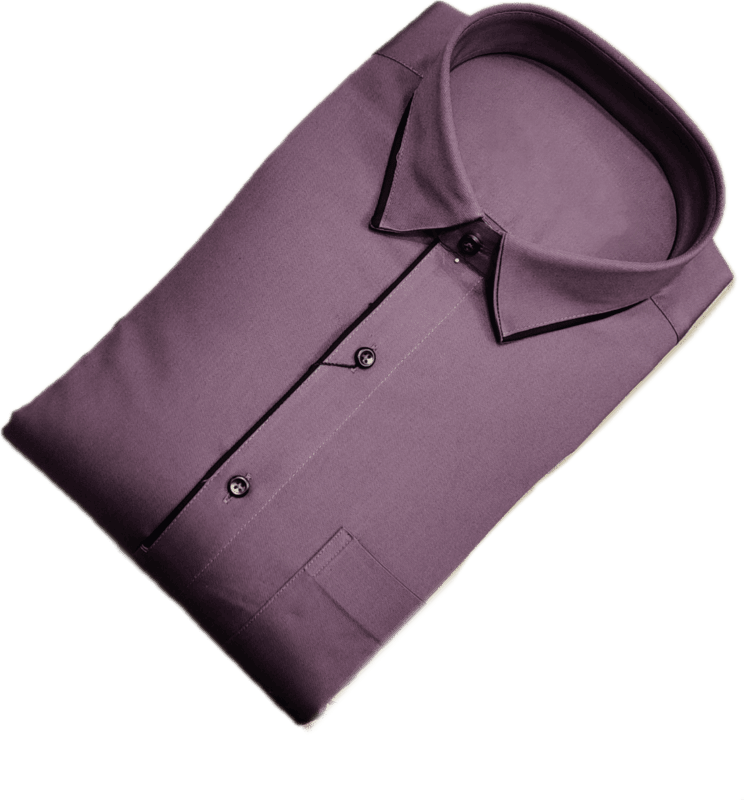 Dark Grayish Purple Plain Shirt