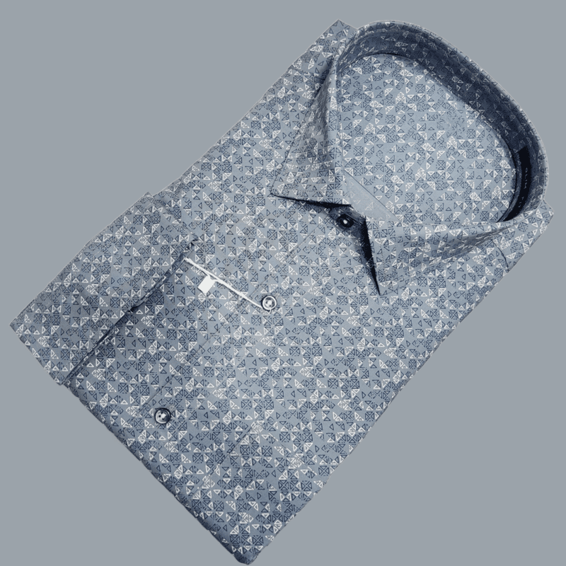 GRAY PRINTED SHIRT