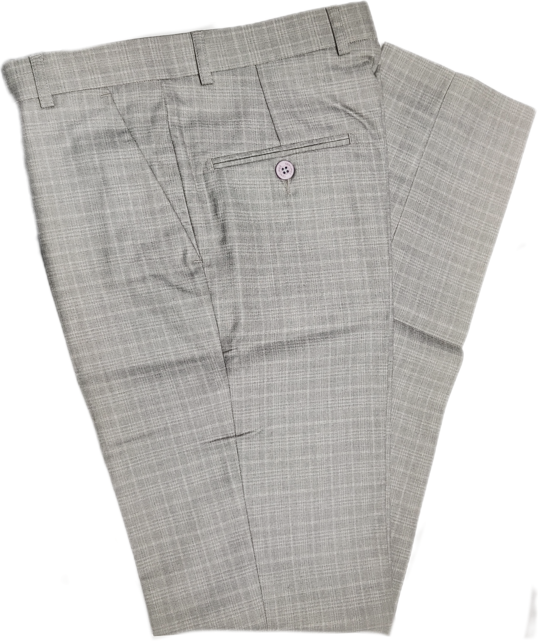 Gray Checks Pant