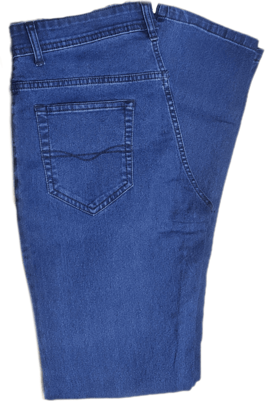 Ink Blue Plain Jeans