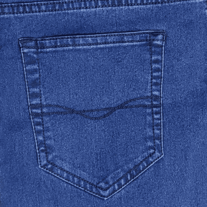 Ink Blue Plain Jeans
