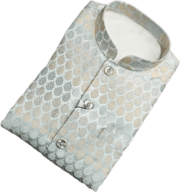 Light Sea Green Designer Jodhpuri Shirt