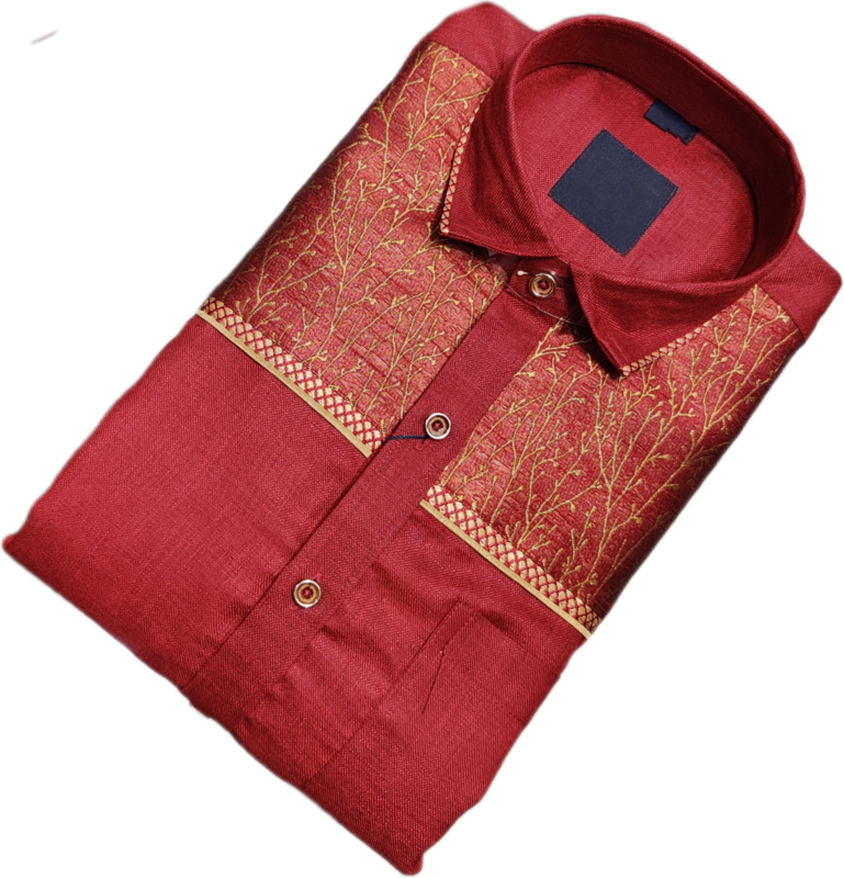 Maroon Designer Shirt