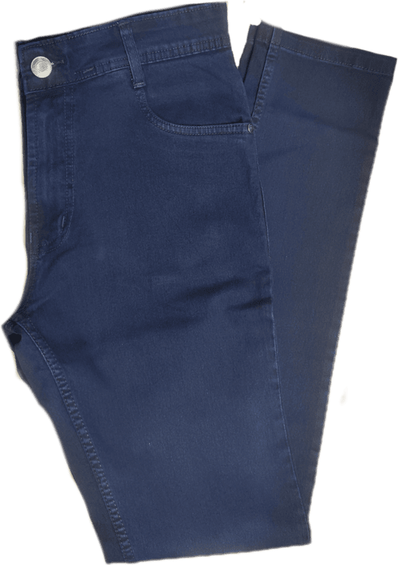 Navy Blue Plain Jeans