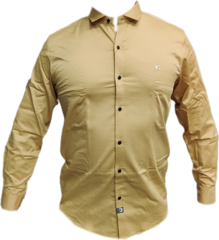 Cotton Blended Plain Shirt
