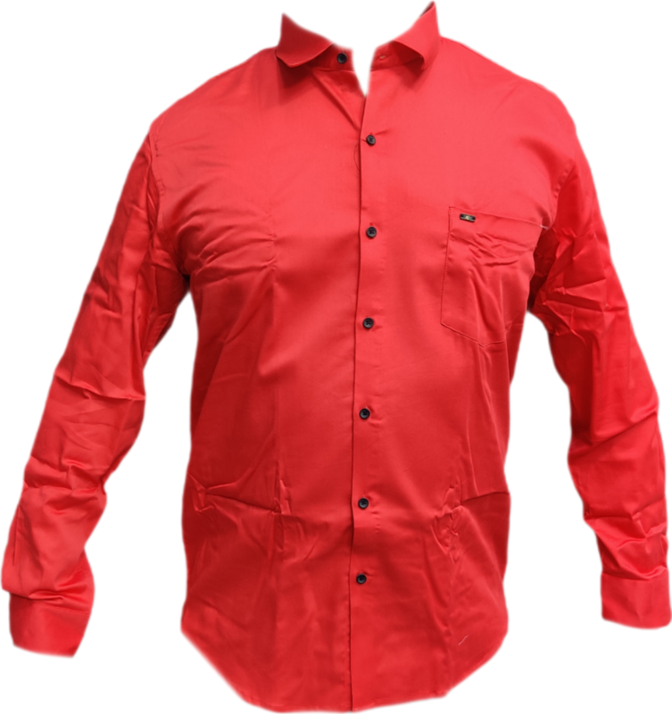 Cotton Blended Plain Shirt