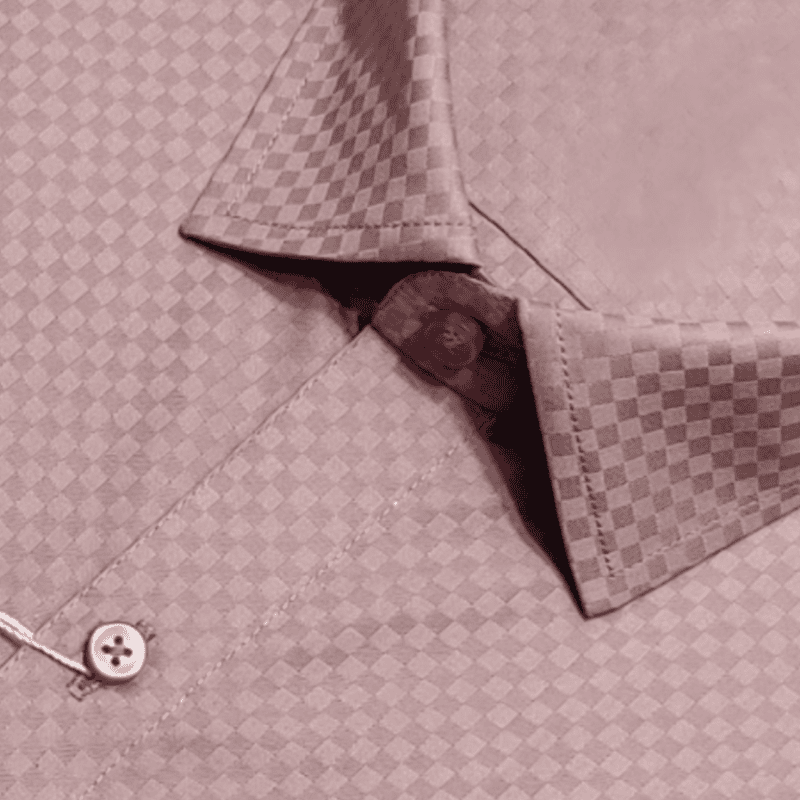 Rosy Brown Self Design Shirt