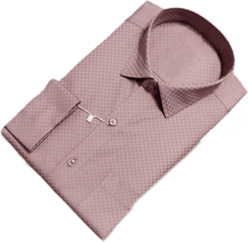 Rosy Brown Self Design Shirt