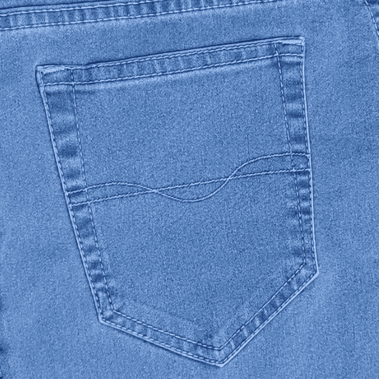 Sky Blue Plain Jeans