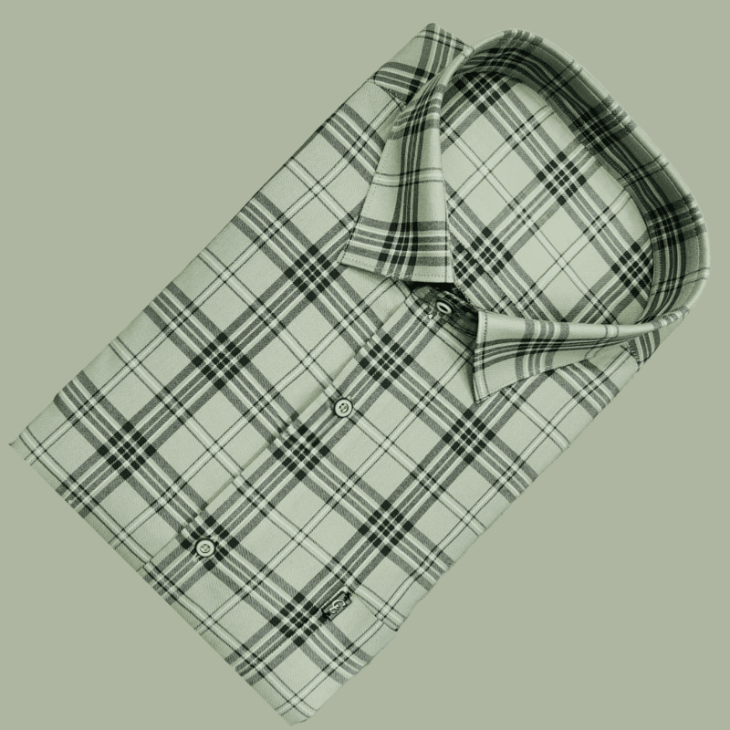 GREEN CHECKS SHIRT