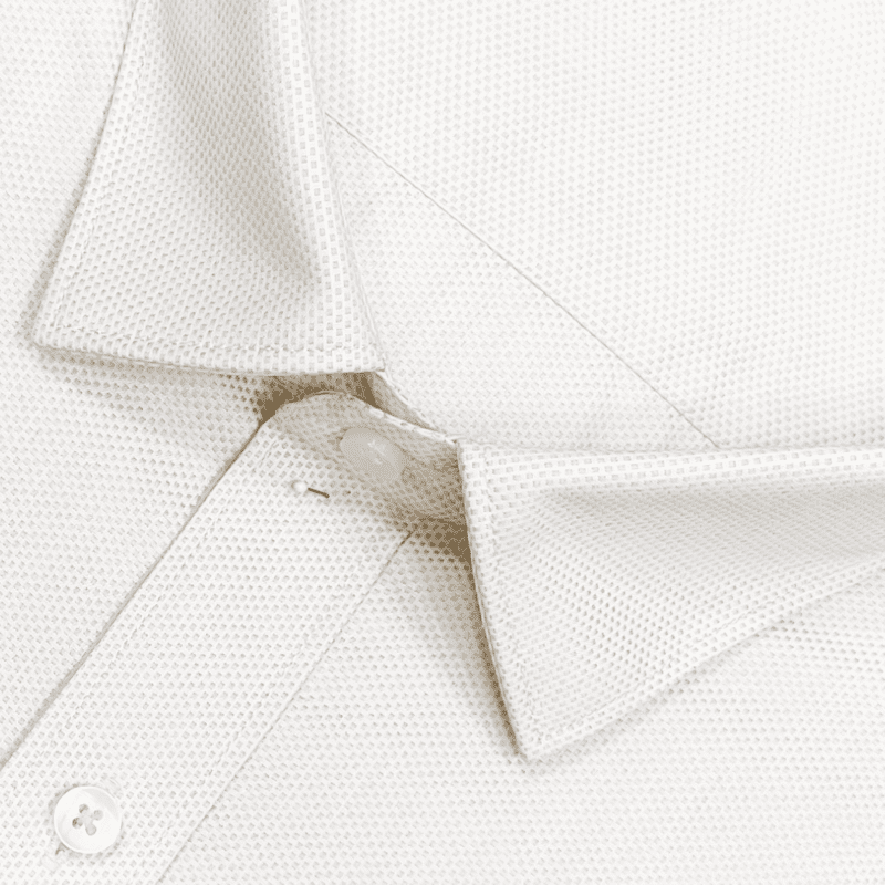 CREAM SELF DESIGN SHIRT