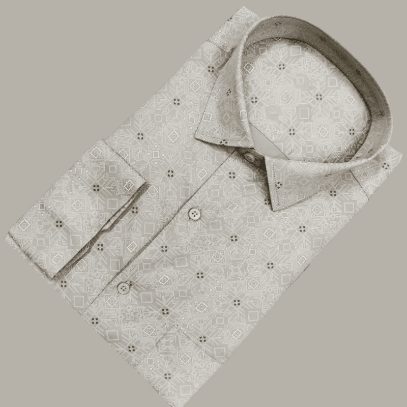 GRAY PRINTED SHIRT