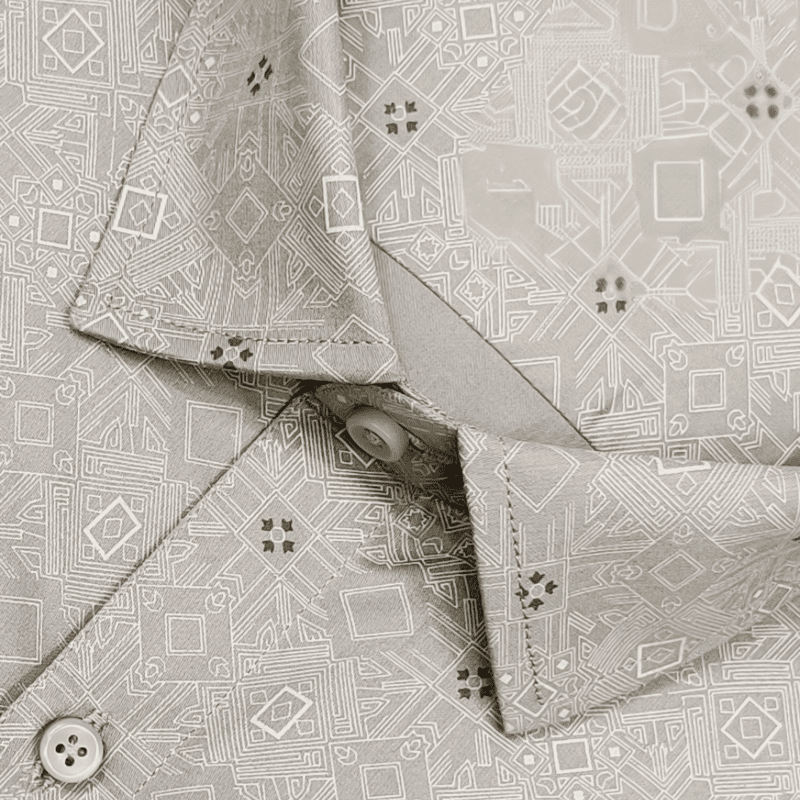 GRAY PRINTED SHIRT