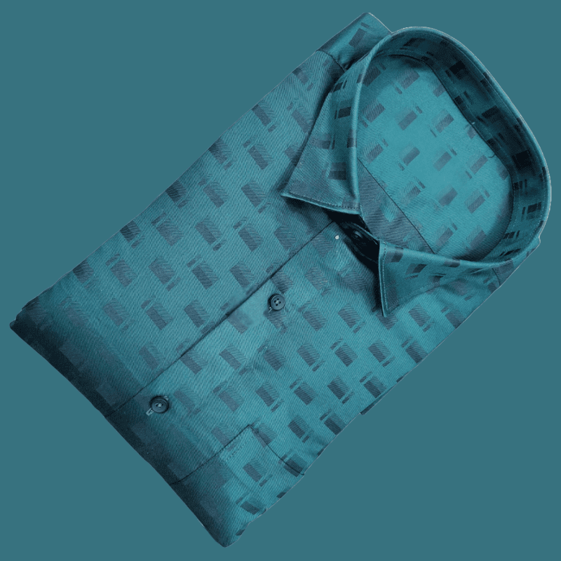 BLUE PRINTED SHIRT