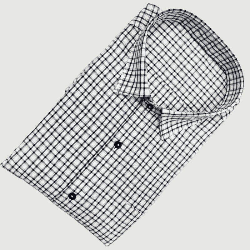 WHITE CHECKS SHIRT