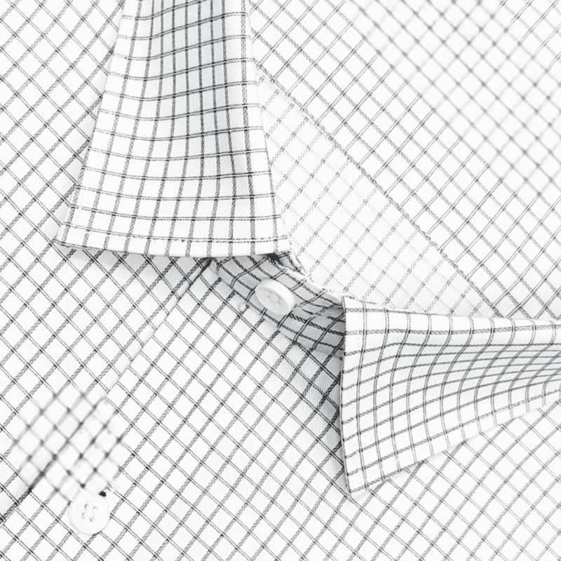WHITE CHECKS SHIRT