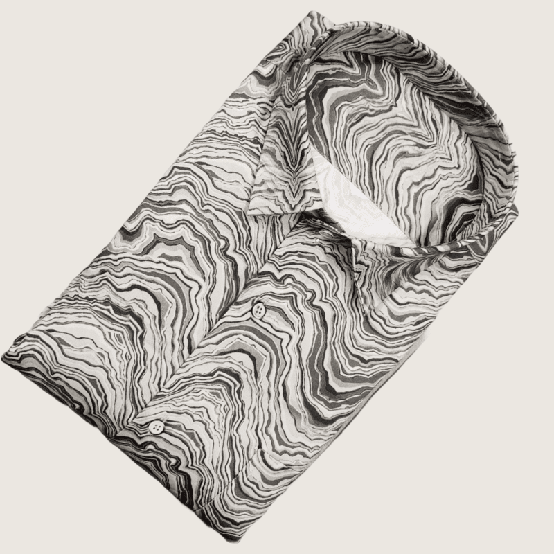 GREEN PRINTED SHIRT