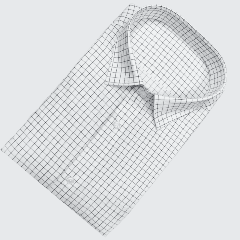 WHITE CHECKS SHIRT