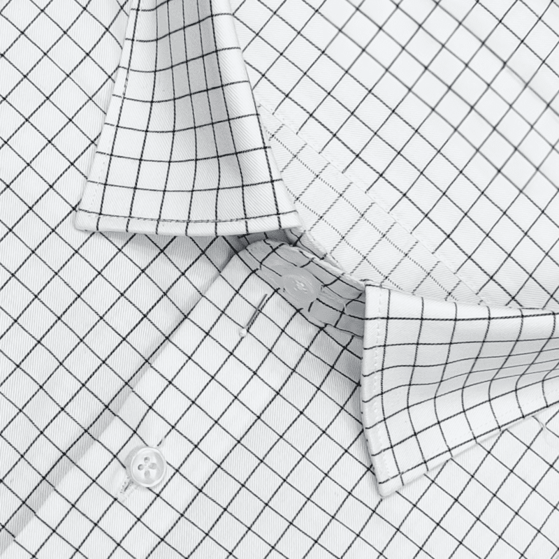 WHITE CHECKS SHIRT