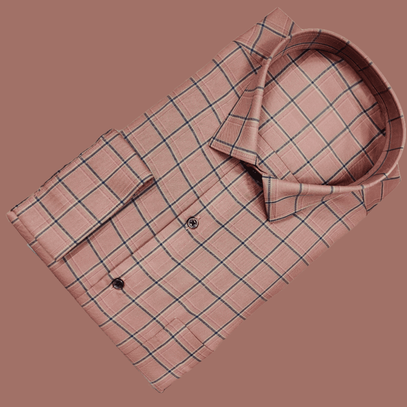 RUST CHECKS SHIRT