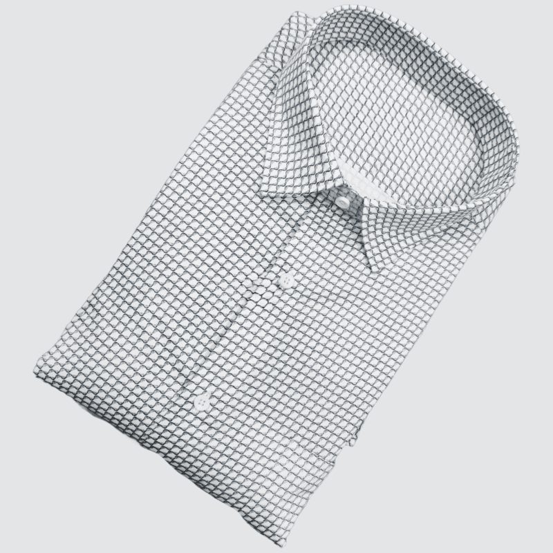 WHITE PRINTED SHIRT