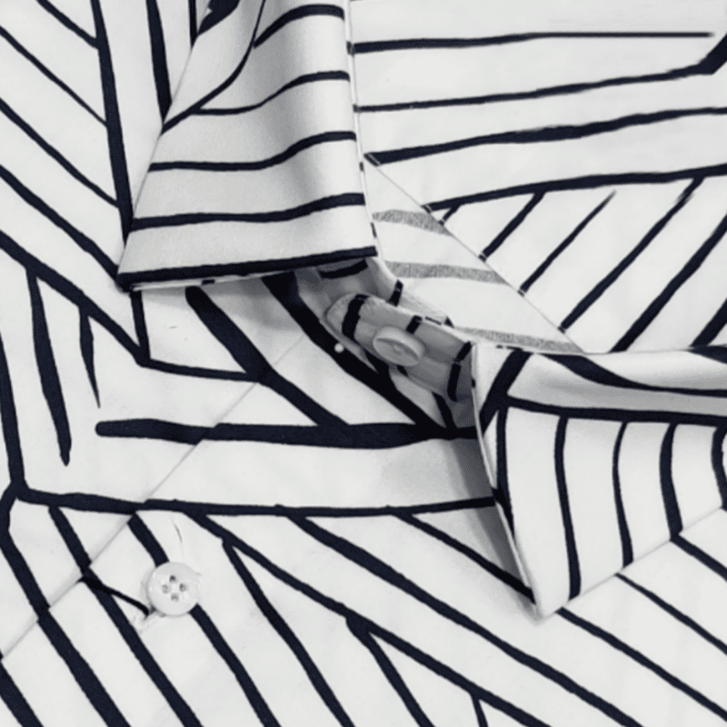 White Printed Shirt