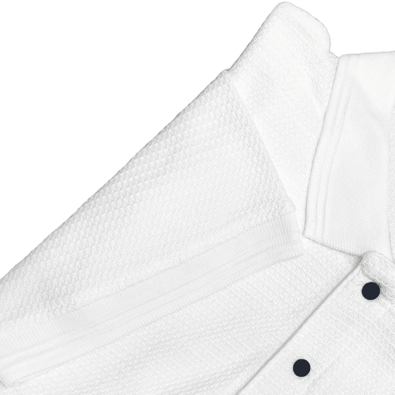 White Self Design Tshirt