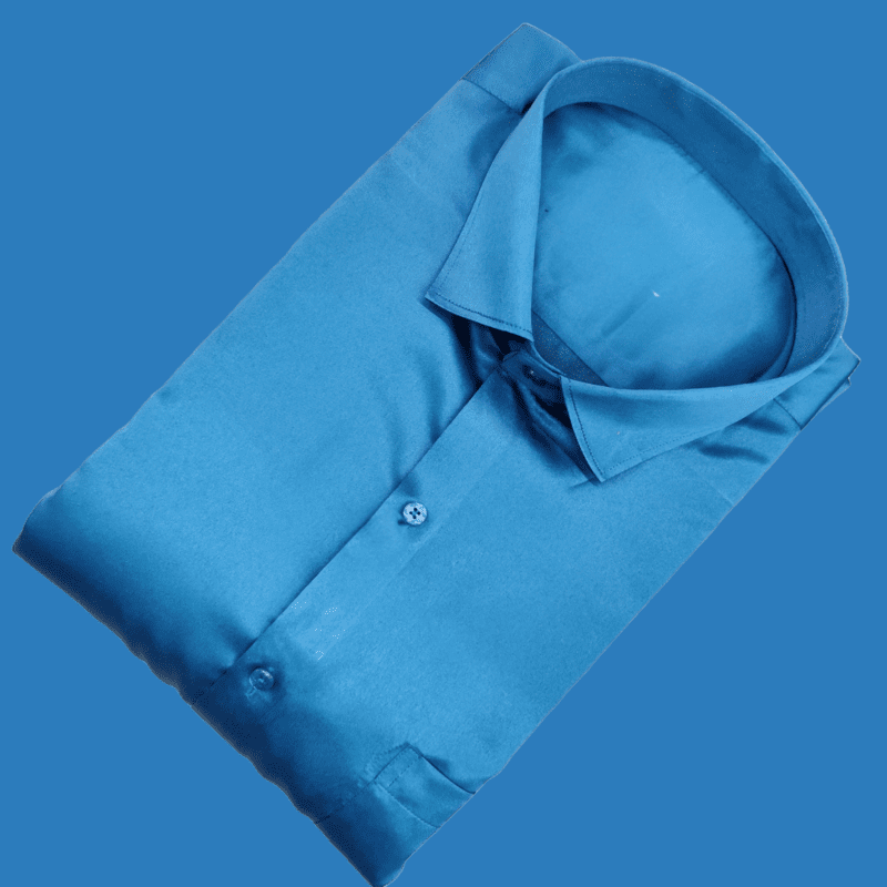 STEEL BLUE PLAIN SHIRT