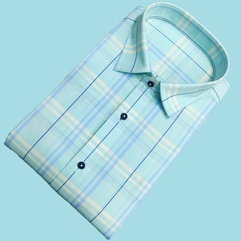 GREEN CHECKS SHIRT