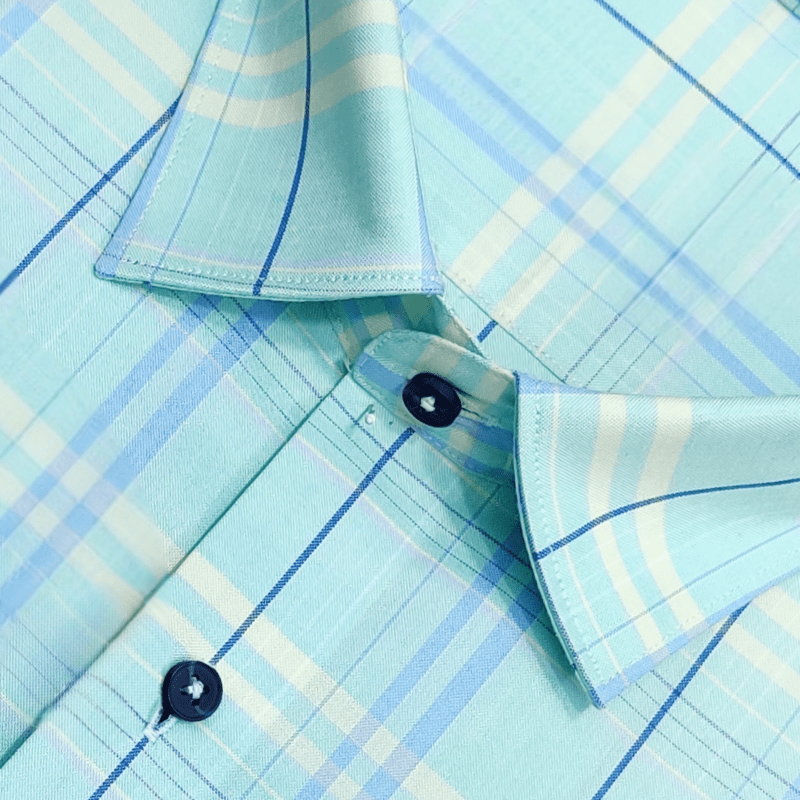 GREEN CHECKS SHIRT