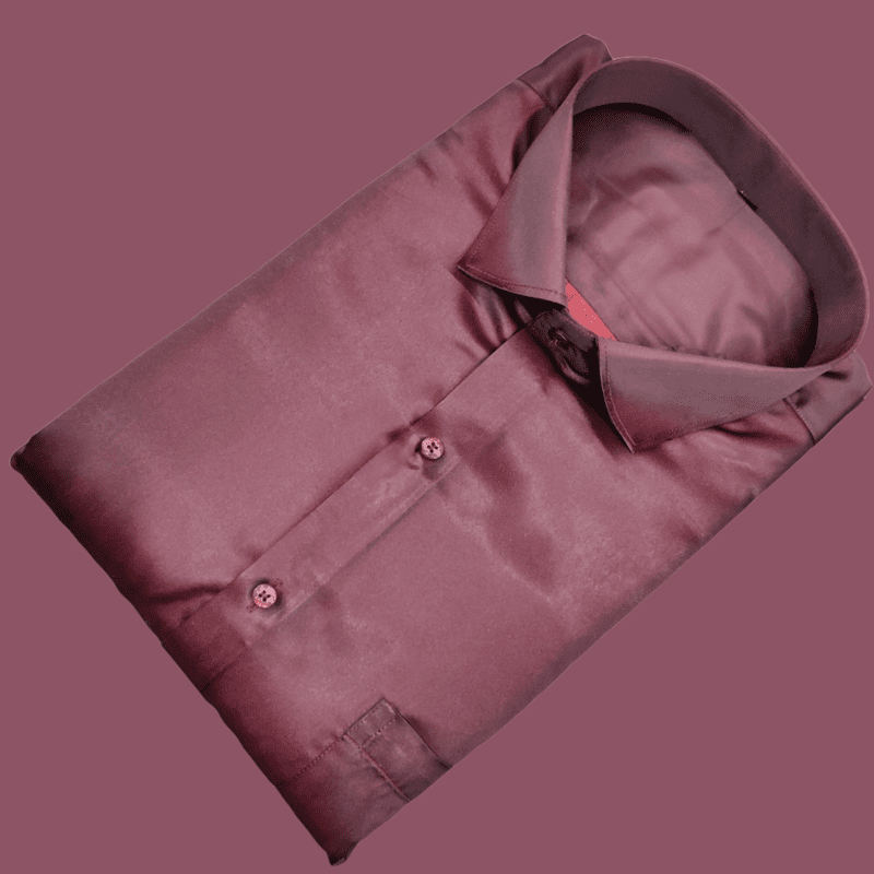 WINE PLAIN SHIRT