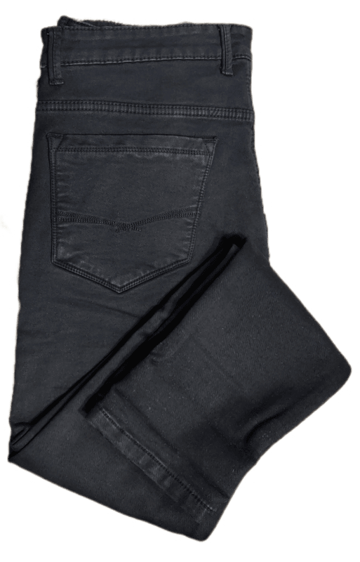 Black Plain Jeans