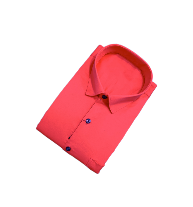 Cotton Blended Plain Shirt